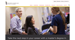 Desktop Screenshot of nursing.umaryland.edu