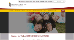 Desktop Screenshot of csmh.umaryland.edu